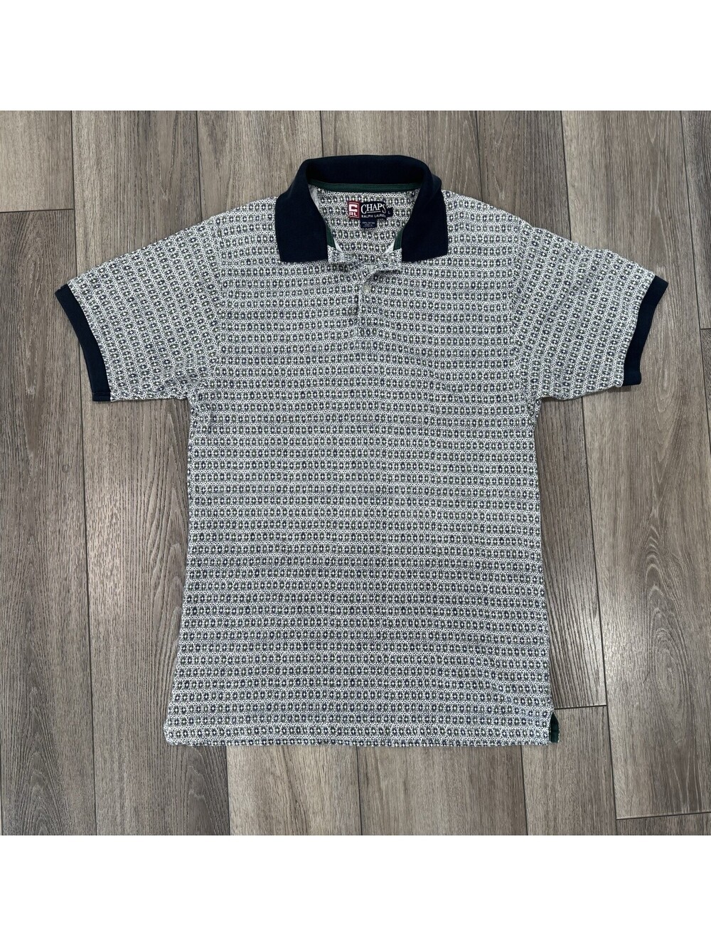 Vintage Chaps Ralph Lauren Polo Diamond Print 90’s Large